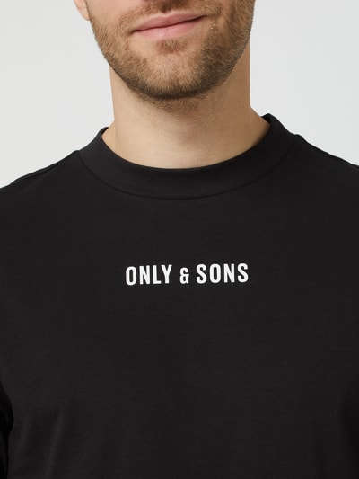 Only & Sons T-shirt van biologisch katoen  Zwart - 3