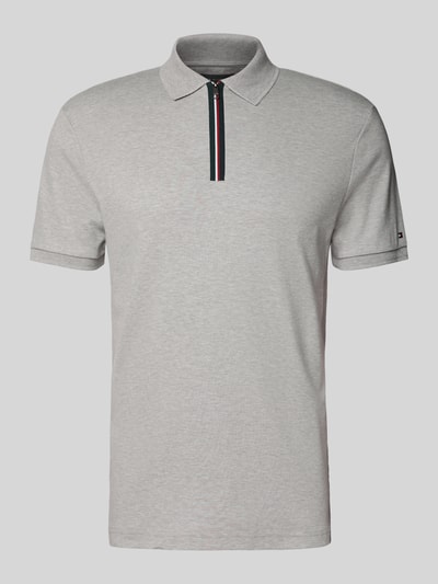 Tommy Hilfiger Regular fit poloshirt van puur katoen Lichtgrijs - 2