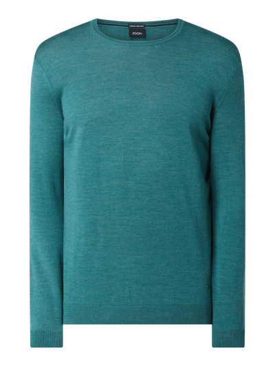 JOOP! Collection Pullover aus Merinowolle Modell 'Dannie' Mint 2