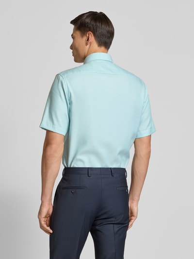 ETERNA Koszula biznesowa o kroju modern fit z kieszenią na piersi Zielony 5