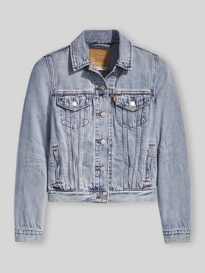 Levi's® 300 Regular Fit Jeansjacke aus Baumwoll-Lyocell-Mix ' Hellblau 1