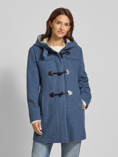 Gil Bret Dufflecoat mit Kapuze Blau Melange 4
