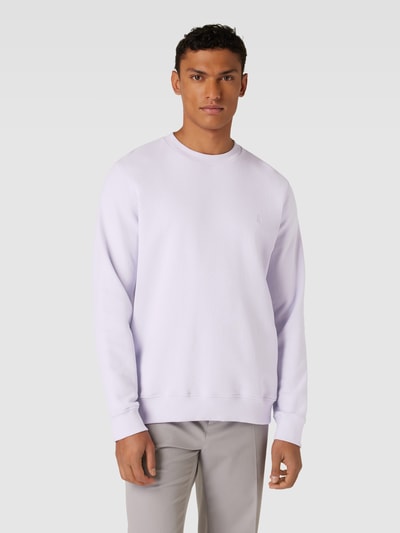 Armedangels Sweatshirt mit Label-Stitching Modell 'BAARO' Flieder 4