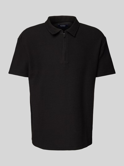 MCNEAL Regular fit poloshirt met ritssluiting Zwart - 2