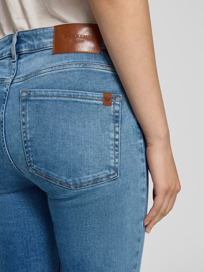 Weekend Max Mara Slim Fit Jeans aus Baumwoll-Mix Modell 'RAPALLO' Jeansblau 3