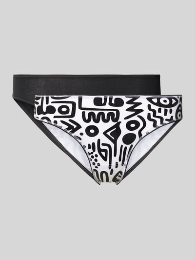 SKINY Slim Fit Slip aus Baumwoll-Mix Modell 'Rio' Black 1