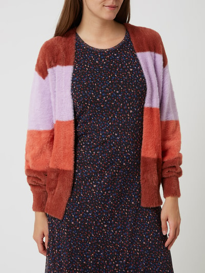 CATWALK JUNKIE Cardigan mit Blockstreifenmuster Modell 'Poppy' Bordeaux 4