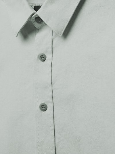 G.O.L. Regular fit overhemd met kentkraag Rietgroen - 2