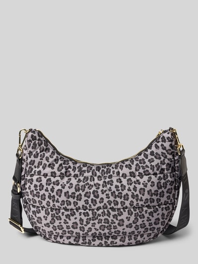 Produktfoto, Bauchtasche mit Reißverschluss Modell 'Lifetime Buddy' von Hey Marly, Allover-Leo-Print, Label-Patch, abnehmbarer Schulterriemen