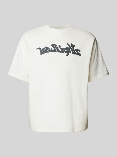 Low Lights Studios T-shirt met labelprint Offwhite - 2