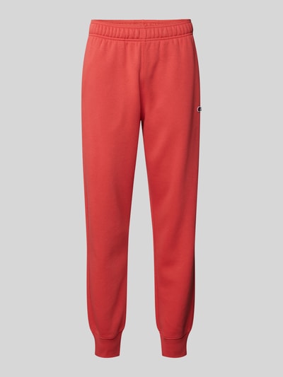 CHAMPION Sweatpants mit Label-Detail Rot 1