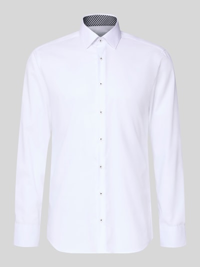 ETERNA Slim Fit Business-Hemd mit Kentkragen Weiss 2