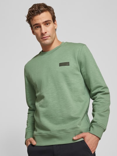 Marc O'Polo Regular Fit Sweatshirt aus Bio-Baumwolle Mint 3