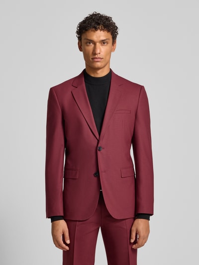 HUGO Regular fit colbert met wol, model 'ARTI 235X' Bordeaux - 4