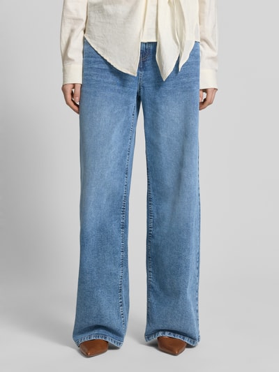 OPUS Wide Leg Jeans mit Eingrifftaschen Modell 'Miva coastal' Hellblau 4