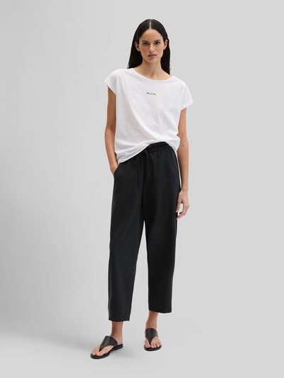 Marc O'Polo Loose Fit T-Shirt aus reiner Baumwolle Weiss 1