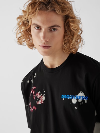 Dsquared2 T-Shirt mit Motiv-Print Schwarz 3