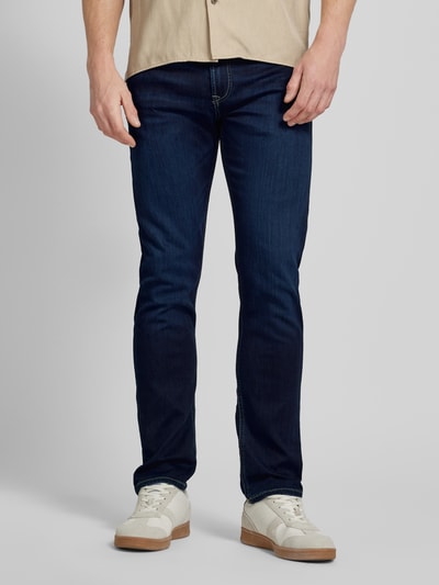 MAC Jeans in 5-pocketmodel, model 'ARNE' Donkerblauw gemêleerd - 4