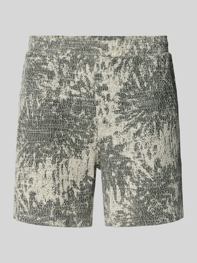 Samsøe Samsøe Korte broek met elastische band, model 'SAJABARI' Middengrijs gemêleerd - 2