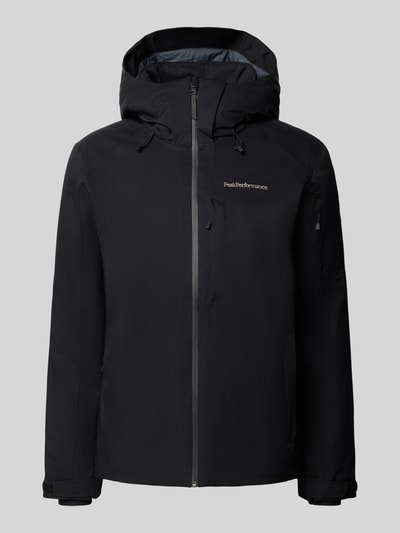 PEAK PERFORMANCE Kurtka z pionową kieszenią na piersi model ‘Maroon’ Czarny 2