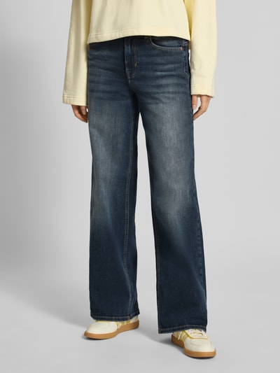 ONLY Wide & Loose Fit Jeans aus Baumwoll-Mix Modell 'MADISON' Jeansblau 4