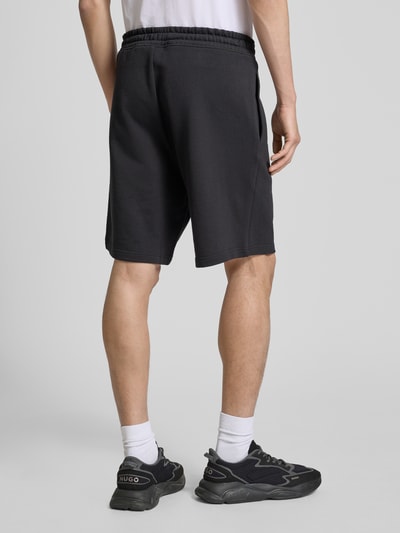 HUGO Sweatshorts mit Label-Print Modell 'Nomario' Black 5