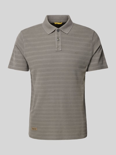 camel active Poloshirt met labelstitching Lichtgrijs - 2