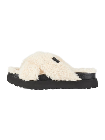 UGG Huisschoenen van een mix van wol en lyocell, model 'Fuzz Sugar' Beige - 3