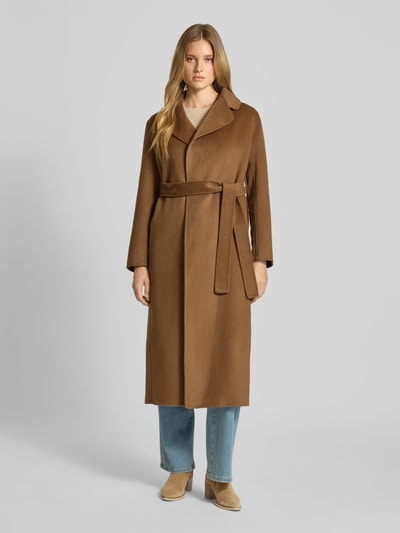 MANGO Mantel aus Woll-Mix Camel 4