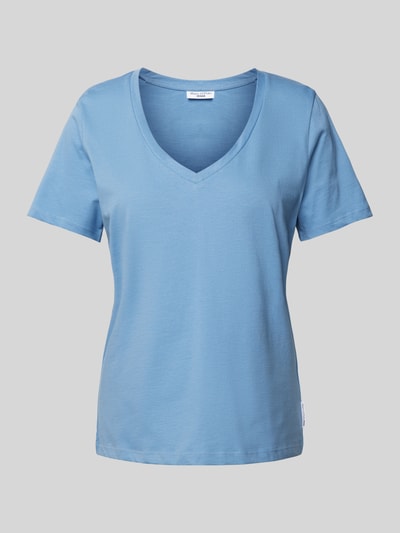 Marc O'Polo Denim T-Shirt mit V-Ausschnitt Hellblau 2