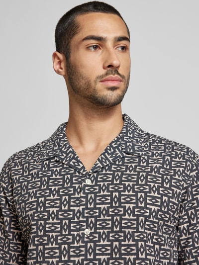 Jack & Jones Regular fit vrijetijdsoverhemd met reverskraag, model 'JORLUKE TAMPA' Zwart - 3