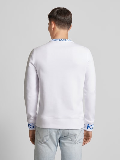 Michael Kors Sweatshirt mit Label-Print Weiss 5