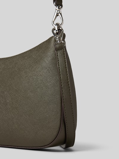 Lauren Ralph Lauren Schultertasche aus Leder mit Label-Detail Oliv 3