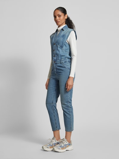 Bash Jumpsuit mit Knopfleiste Hellblau 1