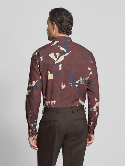 JOOP! Collection Loose Fit Business-Hemd mit Kentkragen Kirsche 5