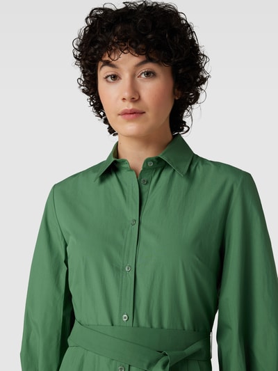 Weekend Max Mara Overhemdjurk met strikceintuur, model 'FAENZA' Groen - 3