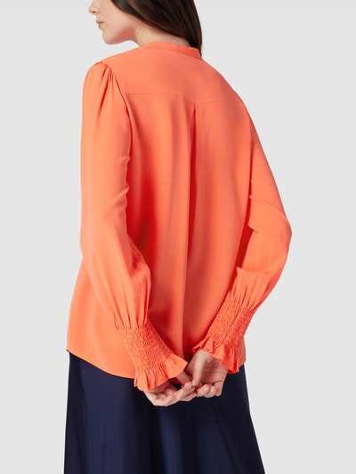 tonno & panna Blouse in effen design, model 'Cilla' Neon rood - 5