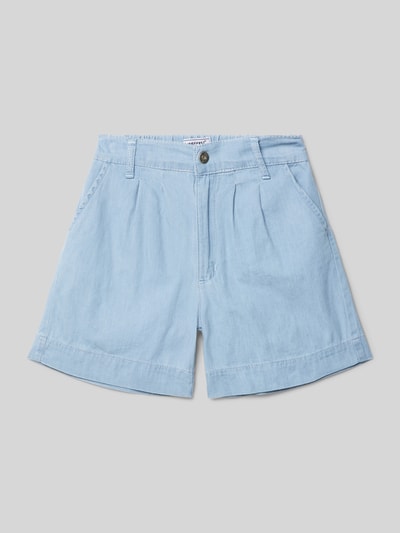 Blue Effect Bermudas mit Drapierungen Hellblau 1