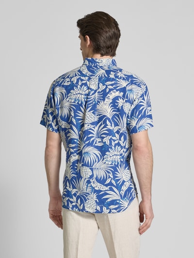 Gant Regular Fit Leinenhemd mit Button-Down-Kragen Royal 5