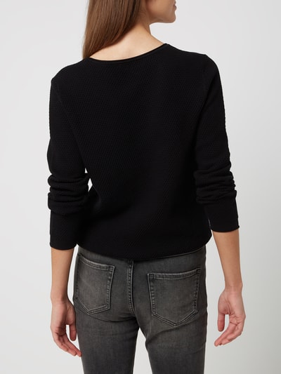 Tom Tailor Pullover mit Wabenstruktur  Black 5