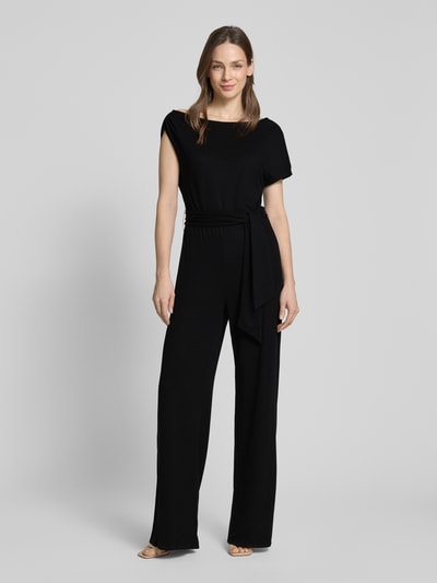 Guess Jumpsuit mit Bindegürtel Modell 'RUMI' BLACK 4