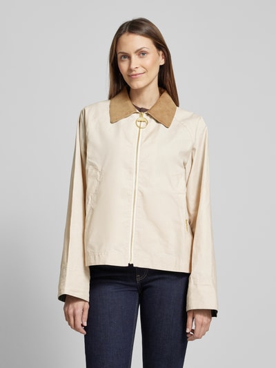 Barbour Jacke mit Leistentaschen Modell 'CATLIN' Sand 4