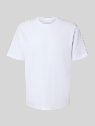 Tom Tailor Regular Fit T-Shirt aus Baumwoll-Mix Weiss 2