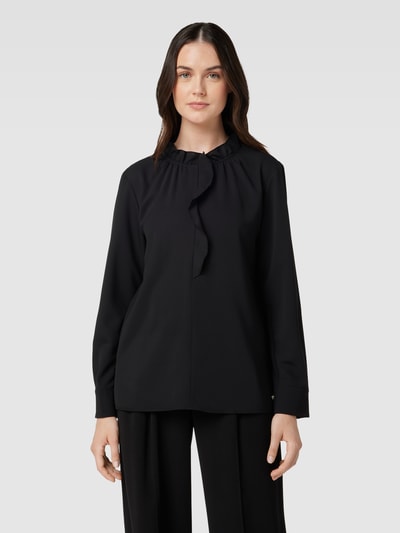 Marc Cain Bluse mit Volants Black 4