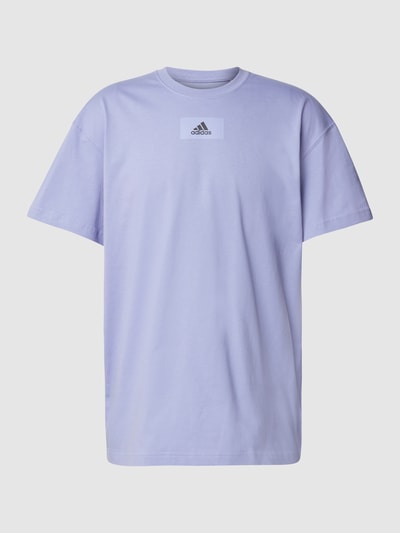 ADIDAS SPORTSWEAR T-shirt z nadrukiem z logo Fioletowy 2