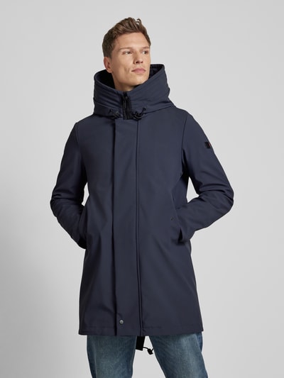 Peuterey Parka z kapturem model ‘Kasa’ Granatowy 4