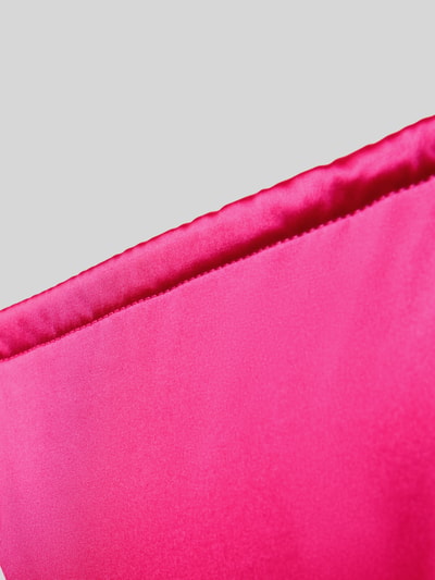 Productfoto, Bikini-Slips im 2er-Pack mit seitlicher Schnürung Modell 'AMNESIA' van DORINA, dames bikinibroekje, materiaalmix met stretch, detail van felroze glad textiel.