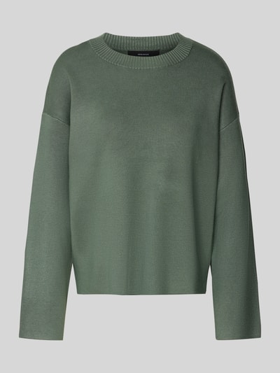 Vero Moda Boxy Fit Strickpullover aus Viskose-Mix Modell 'SILJE' Schilf 2