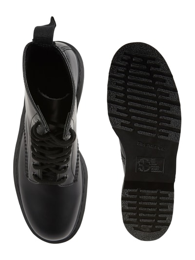 Dr. Martens Leren laarzen '1460 mono' met rubberzool Zwart - 4