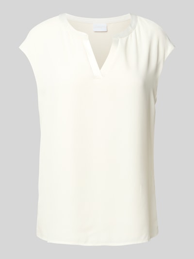 Jake*s Collection Regular fit blousetop met kapmouwen Beige - 2